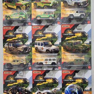 Matchbox Jurassic World Rebirth 2025 Mix 1 complete set of 9